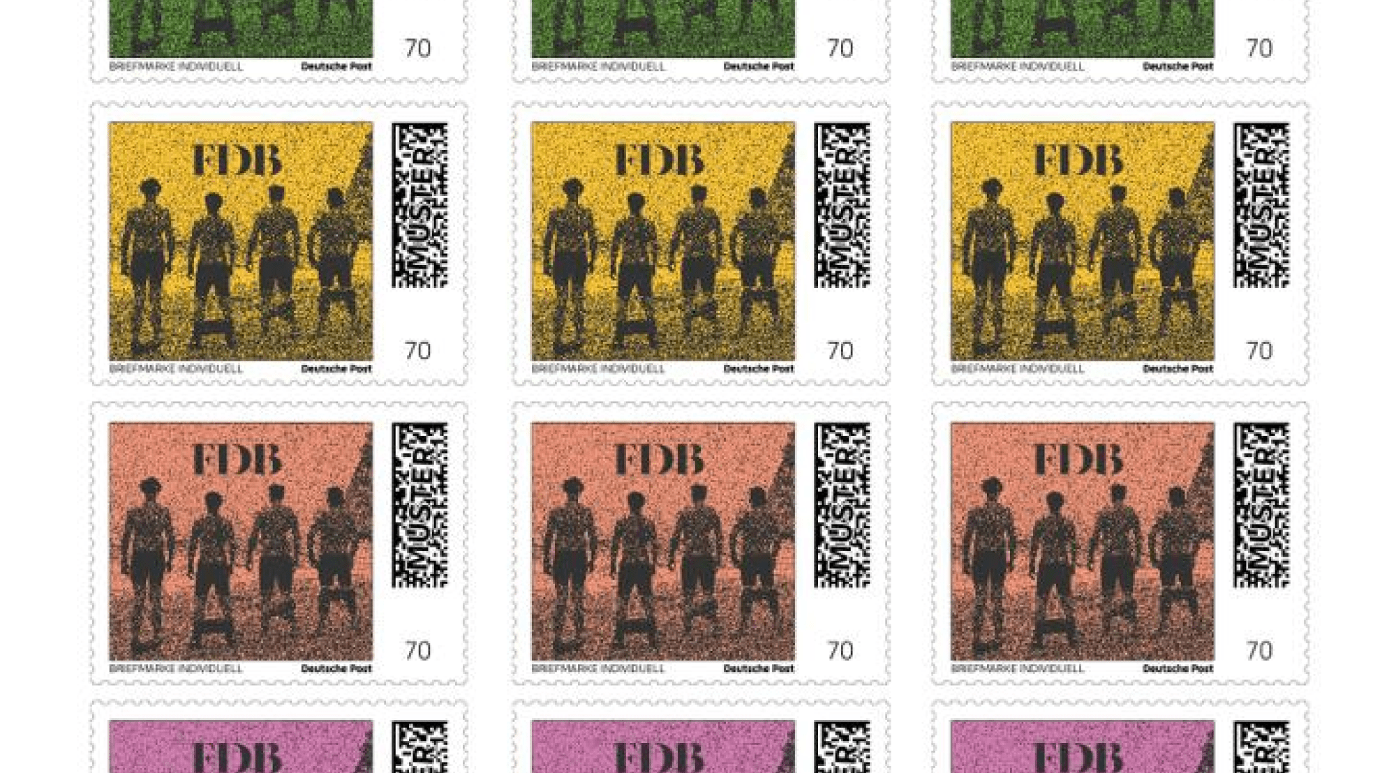 FBD Postal stamps